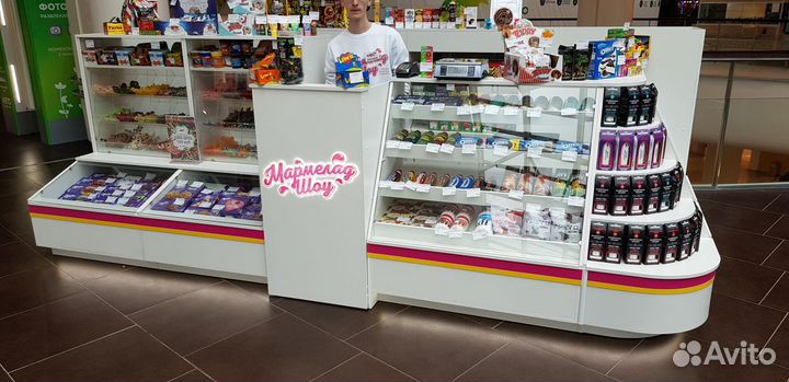 Кондитерская Стойка Островок для Магазинов и Кафе