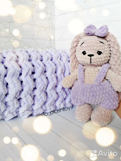 Вязаная зайка