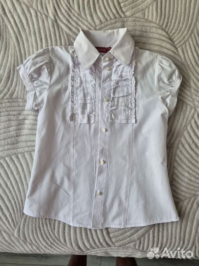 Блузки для девочки школьные