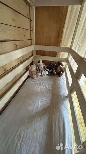 Двухъярусная кровать - манеж