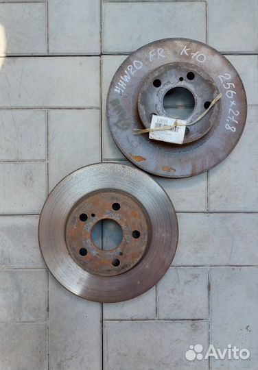 Диск тормозной Toyota Prius NHW20