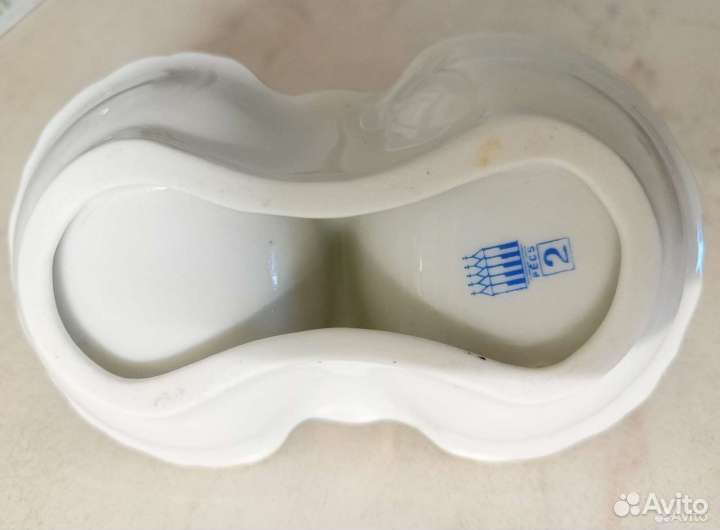 Фарфоровая супница+солонка