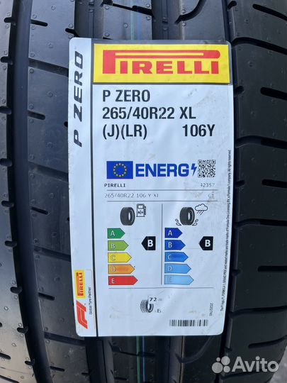 Pirelli P Zero 265/40 R22 106Y