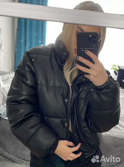 Кожаная куртка Zara