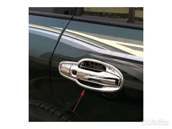 Накладки под ручки дверей Toyota Land Cruiser