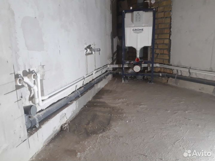 Монтаж систем отопления, водоснабжения