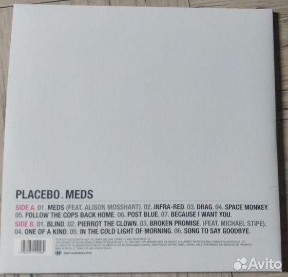 Винил Placebo – Meds