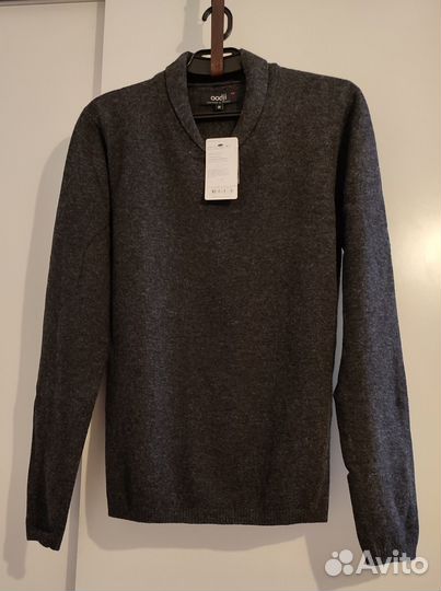 Новый шерстяной мужской джемпер, размер М