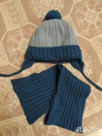 Комплект шапка и шарф 54 р