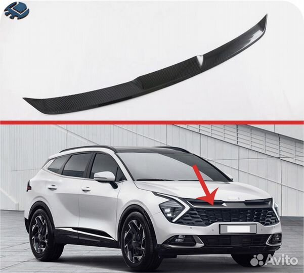 Передняя центральная решетка радиaтора