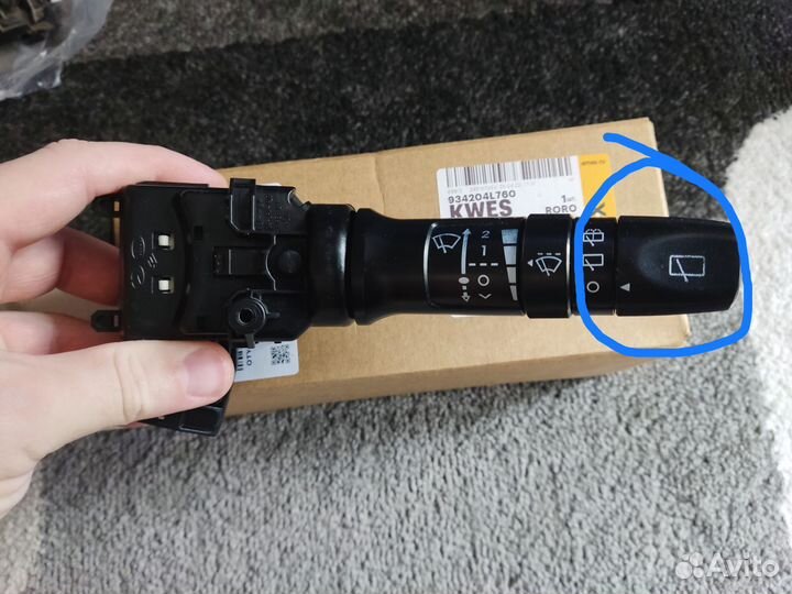 Переключатель дворников для Hyundai Solaris