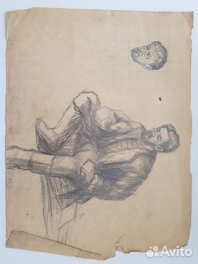 Этюды к картине И.В. Сталин в Курейке