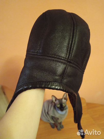 Шапка ушанка мужская