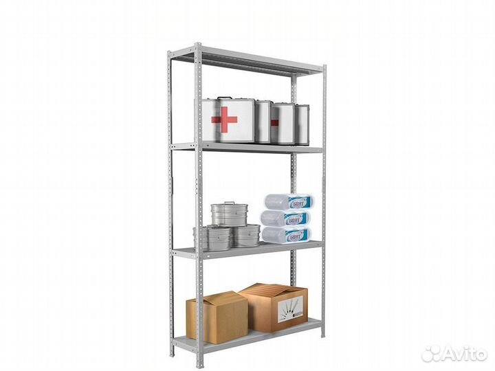 Стеллаж металлический MS Standart 150KD/75x40/4