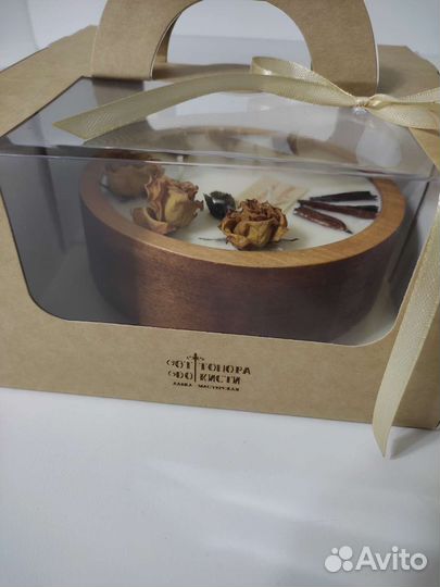 Ароматическая свеча ручной работы