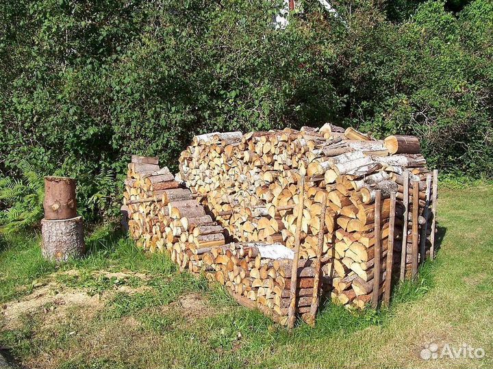 Дрова березовые колотые с доставкой 30 см