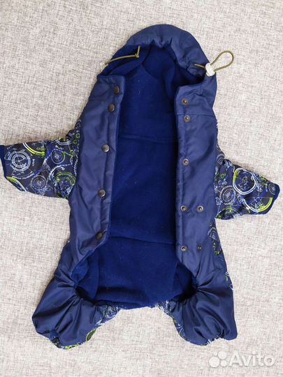 Комбинезон (зима) для маленькой собаки по спинке 3