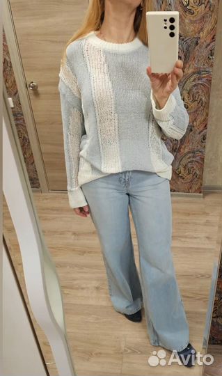 Необычный джемпер Zarina демисезон 42-44 S новый