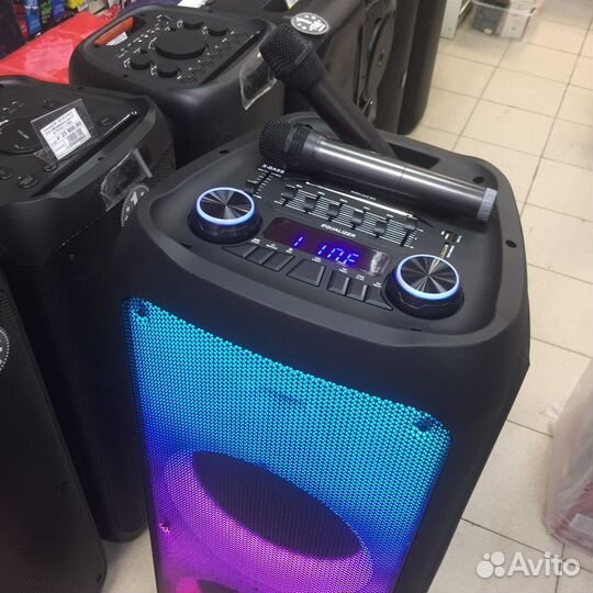 Колонка Eltronic 20-56 1500W 2 микрофона