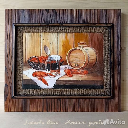 Панно из дерева. Большое