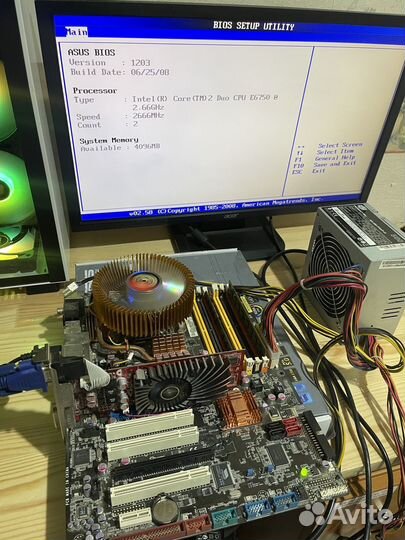 Материнская плата P5KC Asus 775 ddr3