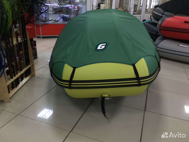 Лодка Gladiator E 350 Pro оливковый