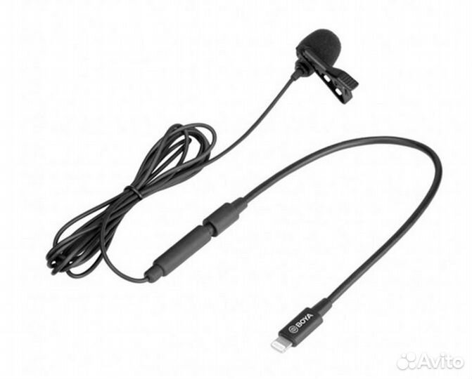 Микрофон Boya BY-M2 петличный, Lightning (MFI)