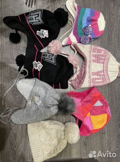 Кепка панама шапка повязка набор шарф+ шапка