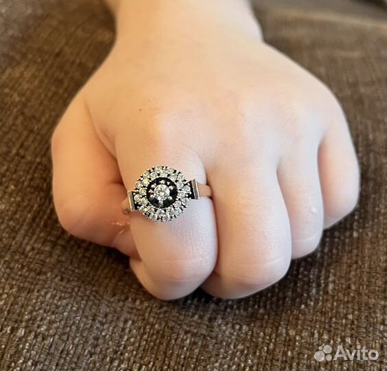 Кольцо серебро Кубачи