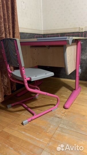 Растущая парта и стул Дэми
