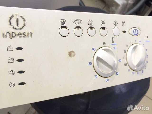 Панель управления стиральной машины Indesit