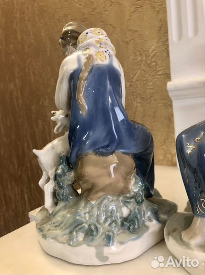 Статуэтка Аленушка с козленком СССР лзфи