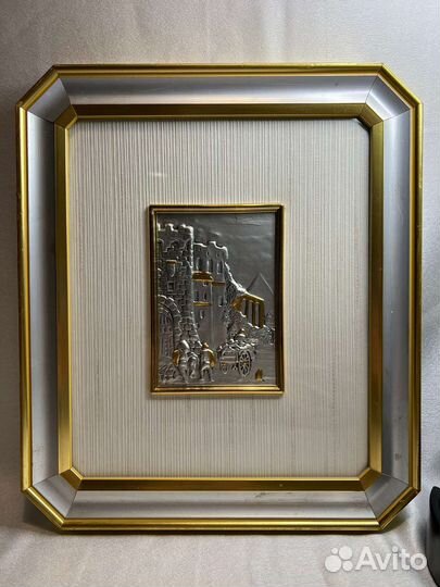 Большая картина на серебре, Италия