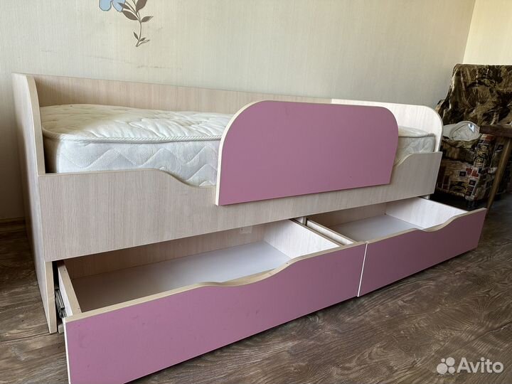 Кровать детская с ортопедическим матрасом