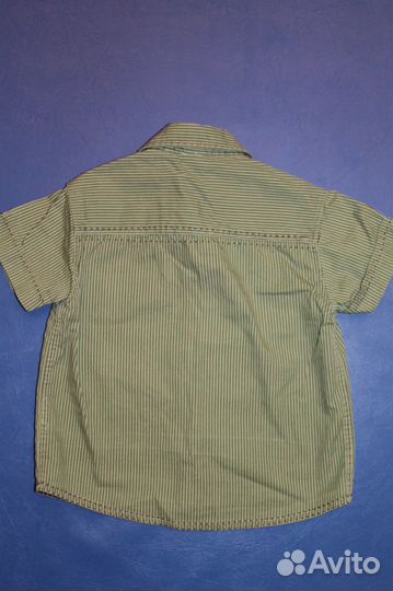 Рубашка С коротким рукавом Хлопок 100