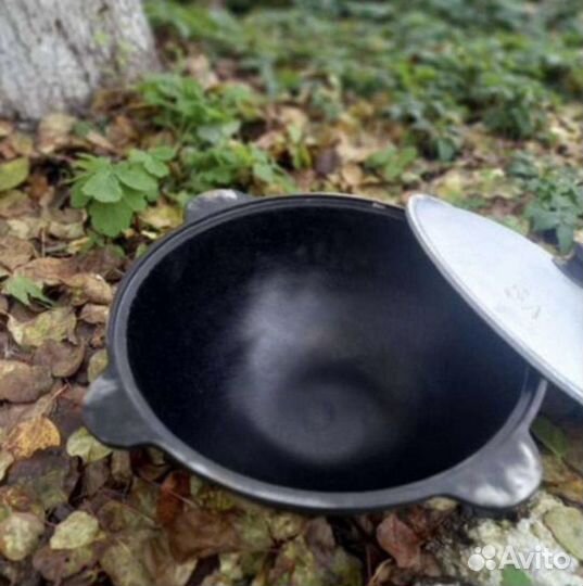 Казан чyгунный 8л