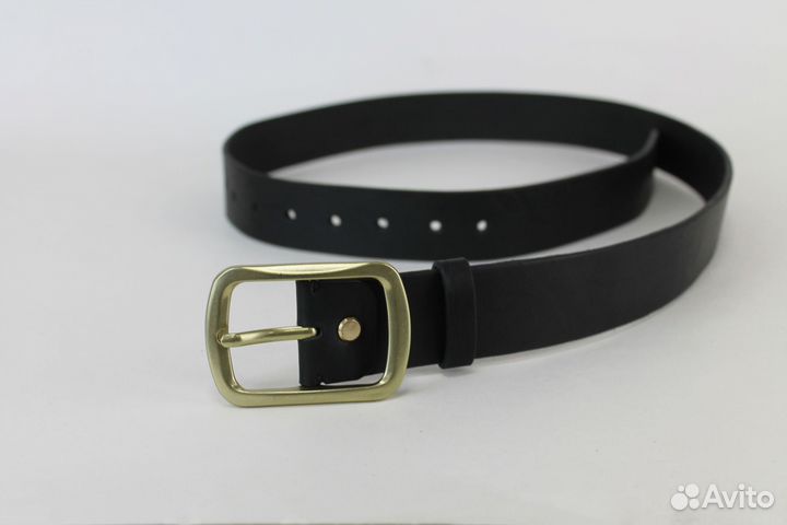 Мужской кожаный ремень ручной работы