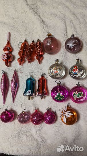 Елочные игрушки СССР советские