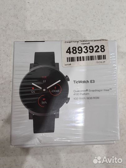 Смарт часы TicWatch E3