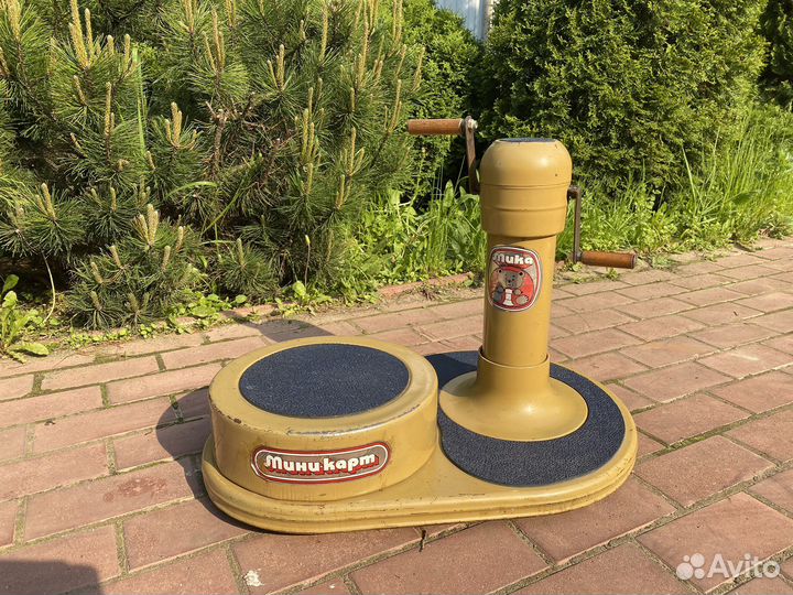 Педальная машина СССР мини карт Мика