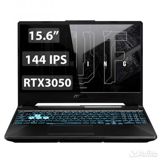 Ноутбук игровой asus TUF Gaming, Ryzen 7,RTX 3050
