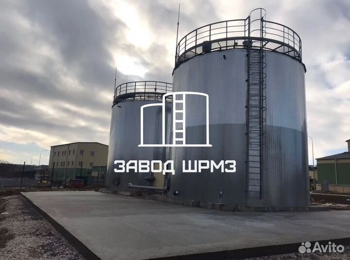 Резервуар вертикальный стальной объем 2000 кубов