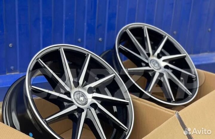 Диски r16 5112 Vossen CVT черные с полировкой