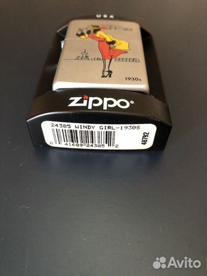 Зажигалка zippo windy girl