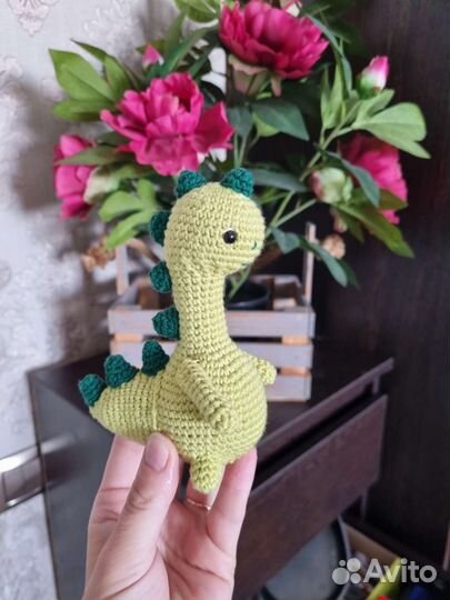 Динозаврик, ручная работа