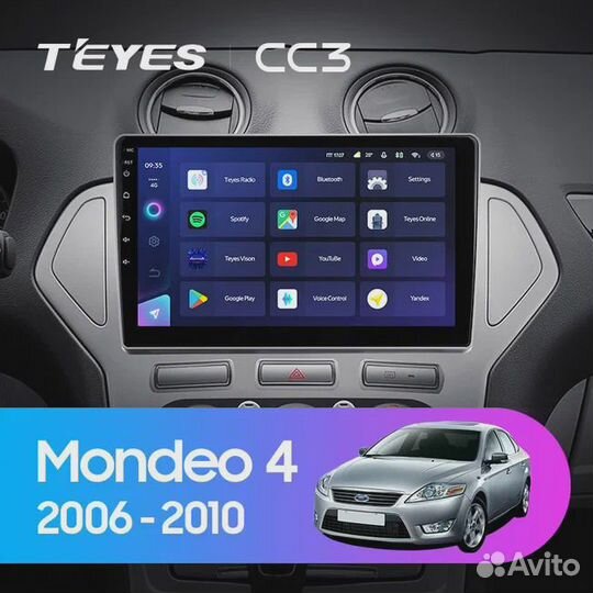 Магнитола Teyes CC3L для Ford Mondeo