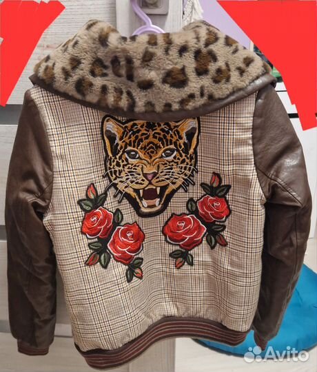 Куртка леопардовая для девочек