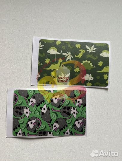 Наклейки на банковскую карту оптом