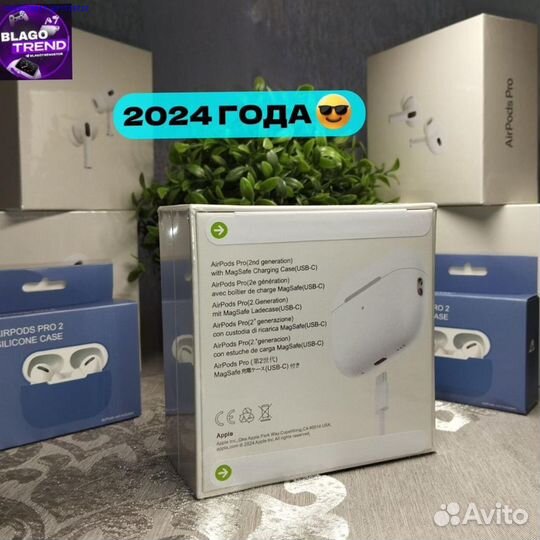 Airpods pro 2 type c premium + чехол (Арт.84098)