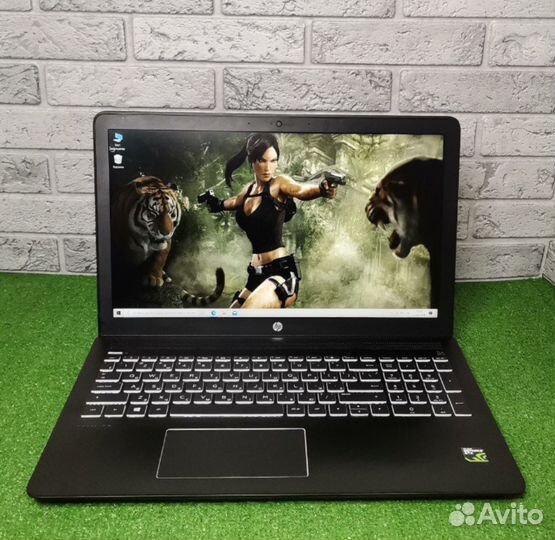 Игровой ноутбук Hp Pavilion i5 7го/ GTX 1050/ssd